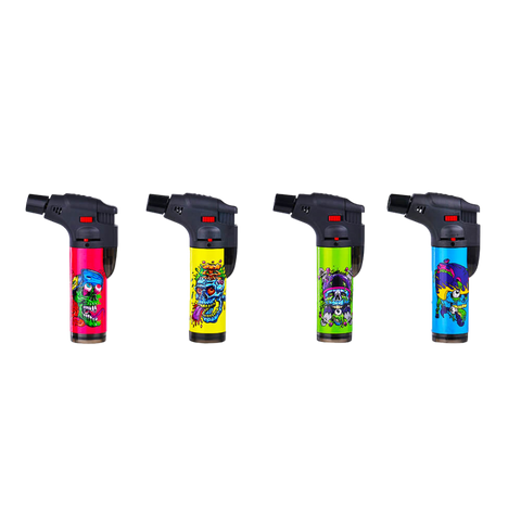 Prof Crazy Skulls – Větruvzdorný Turbo Zapalovač