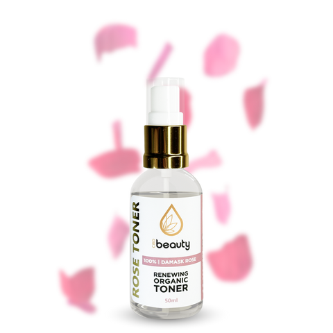 CBD Beauty - ROSE TONER - organická květinová voda